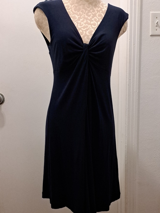 Express Dresses & Skirts - Express Navy Twist-Knot Midi Dress